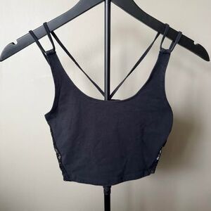 American Eagle Black lace Tank